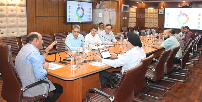 ' Dy CM J&K chairs meeting of JKEDI on J&K Startup Policy 2024-27'